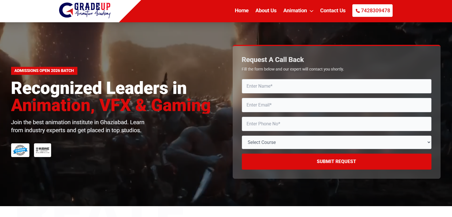 Gradeup Animation Project